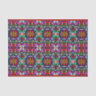 Flippiges Kaleidoskop-Muster Seidenpapier