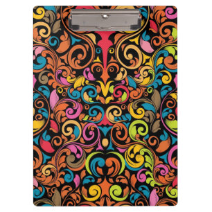 Flippiges Muster Klemmbrett