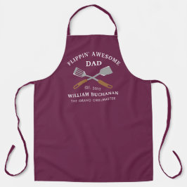Flippin Phantastisch Vater GRILLEN Vater Custom Schürze