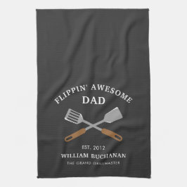 Flippin Phantastisch Vater GRILLEN Vater Personali Geschirrtuch
