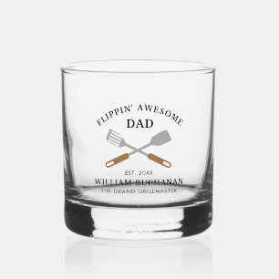 Flippin Phantastisch Vater GRILLEN Vater Personali Whiskyglas