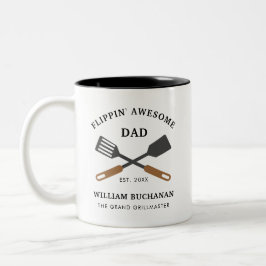 Flippin Phantastische Vater Vathers Day Custom Zweifarbige Tasse