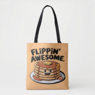 Flippins Phantastisches Pancake Stack Funny Breakf Tasche