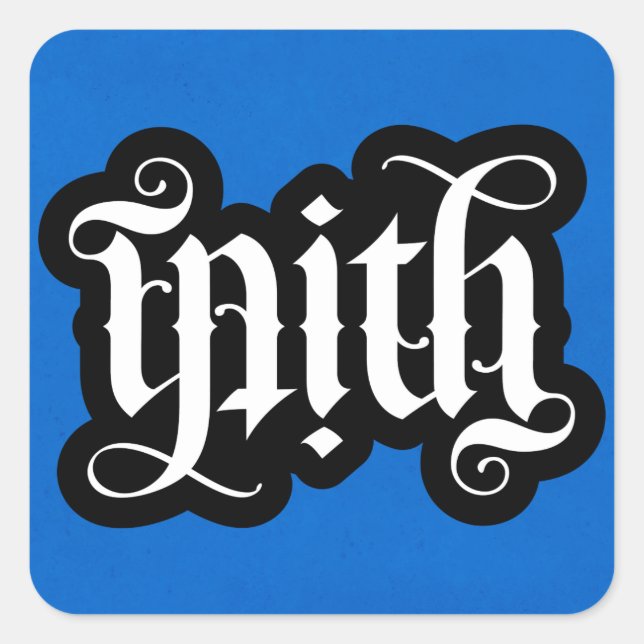 FlipScript Ambigram Sticker (Vorderseite)
