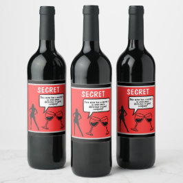 Flirt Over Wine with Custom Labels! Weinetikett