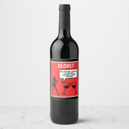 Flirt Over Wine with Custom Labels! Weinetikett