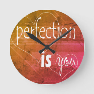 Flirt Wall Clock Runde Wanduhr