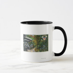 Flirt-Weg-Ansicht des küssenden Felsens Tasse