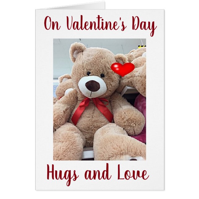 **FLIRTING TEDDYBEAR** FÜR SIE AM VALENTINTAG (Vorne)