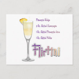 Flirtini Ananas Mimosa Cocktail Rezept Postkarte