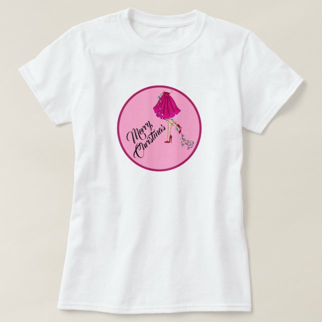 Flirty Christmas TShirt (Design devant)