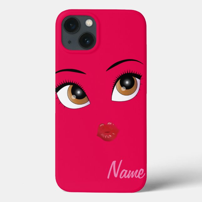 "Flirty Girl" MONOGRAM IPAD 2/3/4 COQUE (Verso)