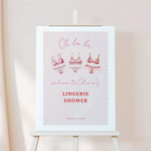 Flirty Rose Lingerie Douche Bachelorette Bienvenue