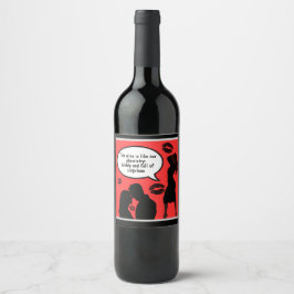 Flirty Wine Labels to Ignite Romance! Weinetikett