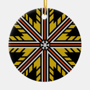 Flitterfarbene Verzierung, anpassbar Keramik Ornament