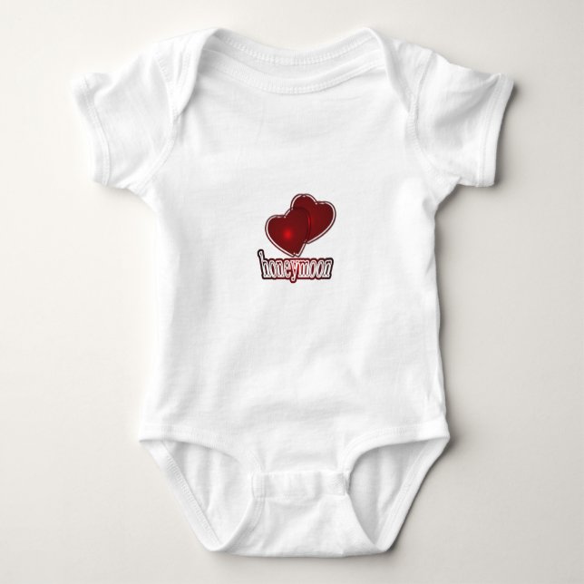 Flitterwochen Baby Strampler (Vorderseite)
