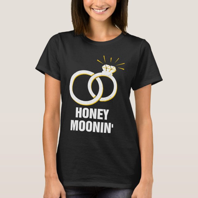 Flitterwochen Brautparty Frischvermählte Braut T-Shirt (Vorderseite)