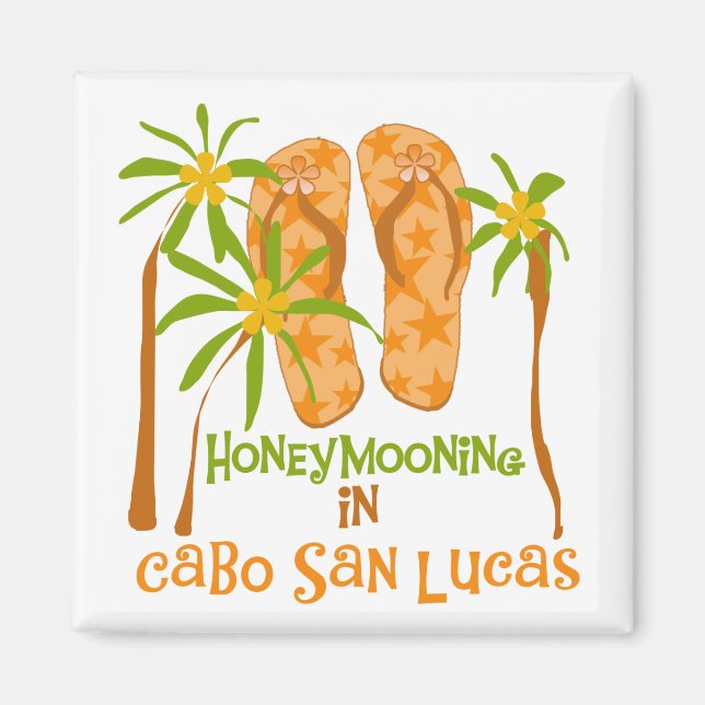 Flitterwochen Cabo San Lucas Tshirts und Geschenke Magnet (Vorne)