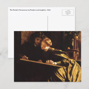 Flitterwochen des Malers von Lord Frederic Leighto Postkarte