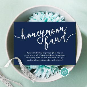 Flitterwochen Fonds Wunschgeld, Moderne Rustikale  Begleitkarte