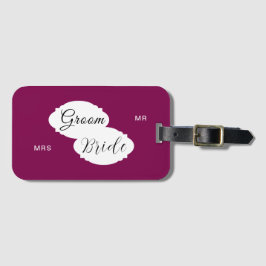 Flitterwochen Gepäckanhänger - Individuelle Namen