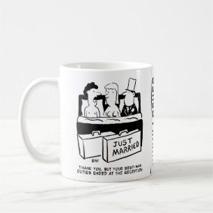 Flitterwochen-Hochzeitsnacht für Braut und Bräutig Kaffeetasse