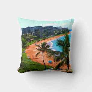 Flitterwochen in Maui Personalisiertes Strandkisse Kissen