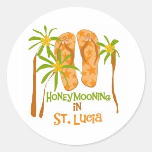 Flitterwochen in St. Lucia Sticker