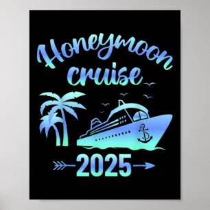 Flitterwochen Kreuzfahrt Frisch Verheiratet 2025 P Poster