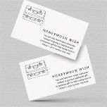 Flitterwochen Wunschzettel / Fondskarte mit Koffer Begleitkarte<br><div class="desc">Honeymoon Wish / Honeymoon Fund Card with Suitcases Insert - Ein wunderbar moderner und minimalistischer Hintergrund,  um Ihren Wunsch mit einem Gedicht für Ihre Flitterwochen anstelle eines traditionellen Geschenks zu kommunizieren.</div>