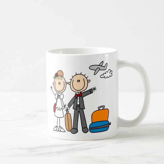 Flitterwochen-Zeit für die Braut-und Kaffeetasse (Rechts)