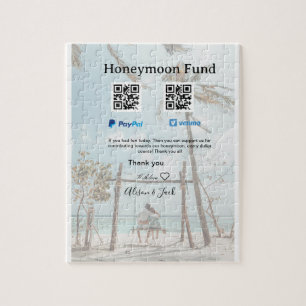 Flitterwochenfonds Venmo PayPal-Spende Q R Paar