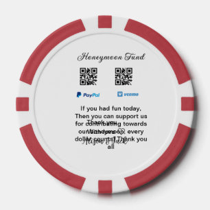 Flitterwochenfonds venomo paypal donation Q R paar Pokerchips