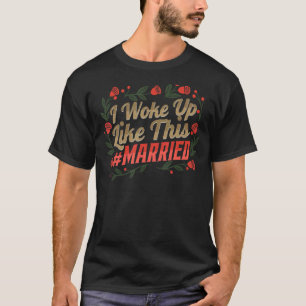 Flitterwochenpaare, die ich so Geweckt habe, nur v T-Shirt