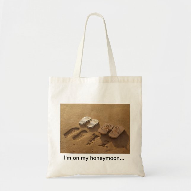 Flitterwochenstrandtasche Tragetasche (Vorne)