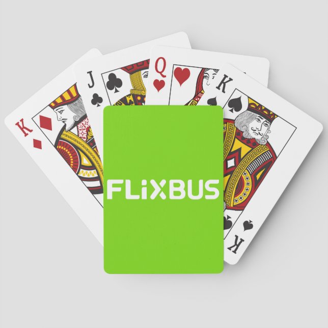 Flixbus-Spielkarte Spielkarten (Rückseite)