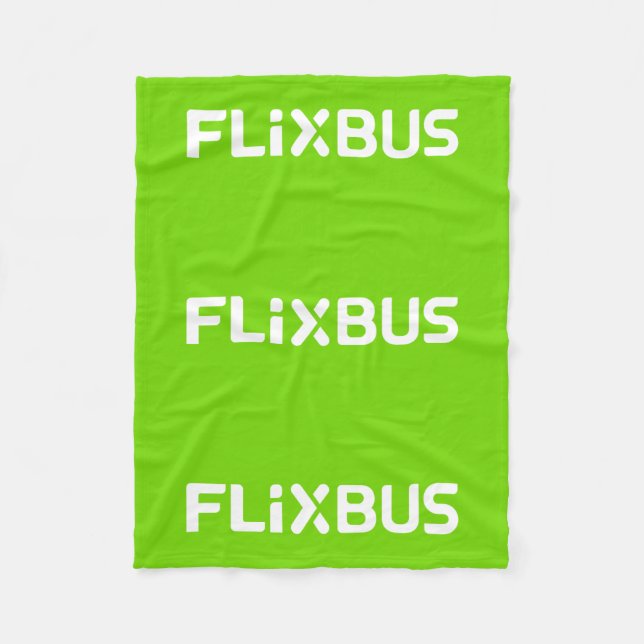 Flixbus Throw Blanket Fleecedecke (Vorderseite)