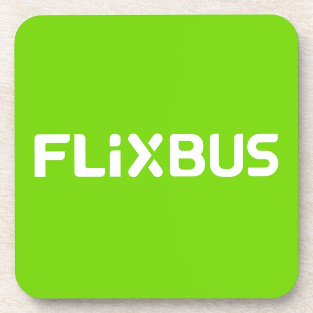 Flixbus-Untersetzer Getränkeuntersetzer (Vorderseite)