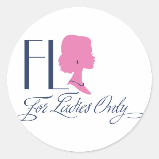 FLO-Logo Runder Aufkleber