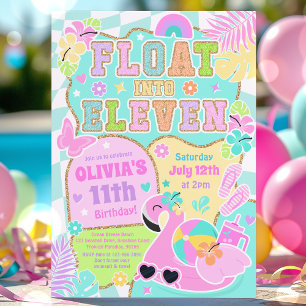 Float in Elf Varsity Preppy Girl 11. Party Einladung
