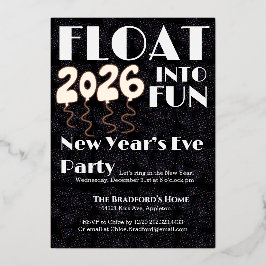 Float into Fun New Year’s Eve Invitation Folieneinladung