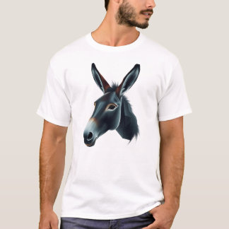 Float mit Donkey Face Art T-Shirt
