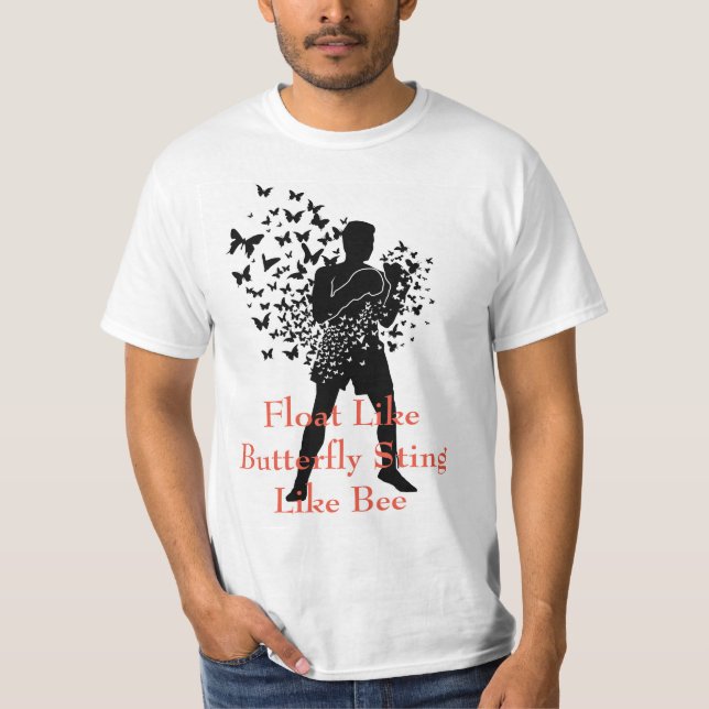 Float wie Schmetterling, wie Biene T-Shirt (Vorderseite)