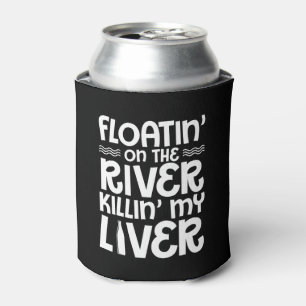 Floatin Fluss Killin Leber-Bootfahrt-Wein Dosenkühler