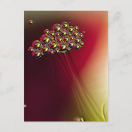 Floating Abstrakte Blasen farbenfroher Hintergrund Postkarte