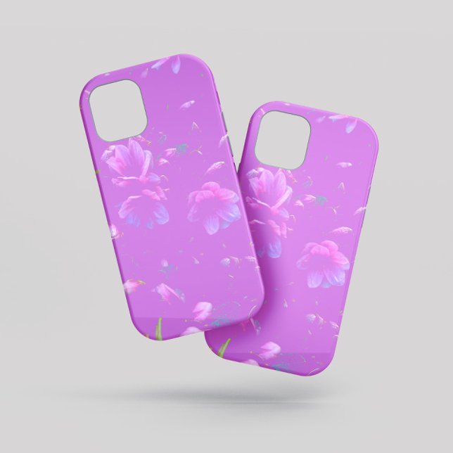 Floating Azaleas Mauve Lila Case-Mate iPhone Hülle (Von Creator hochgeladen)