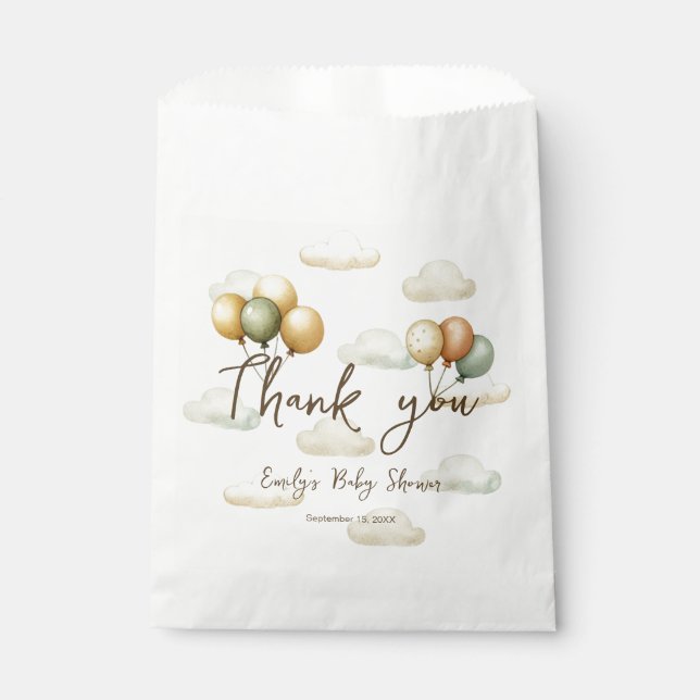 Floating Balloons Adventures Danke Geschenktütchen (Vorderseite)