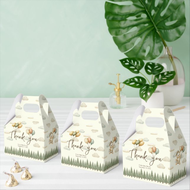 Floating Bear Adventures Babydusche Danke Geschenkschachtel (Zahlreiche)