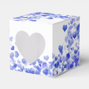 Floating blue heart Box Geschenkschachtel
