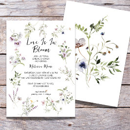 Floating-Blume Blooms Bridal-Dusche Einladung